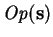 $\mathit{Op}(\mathbf{s})$