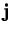 $\mathbf{j}$