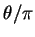 $\theta/\pi$