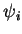 $\psi_i$