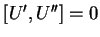 $[U',U'']=0$