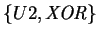 $\{ U2, \mathit{XOR}\}$