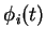 $\phi_i(t)$