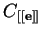 $C_{[[\mathbf{e}]]}$