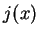 $j(x)$