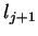 $\displaystyle l_{j+1}$