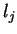 $\displaystyle l_{j}$