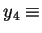 $\displaystyle y_4 \equiv$